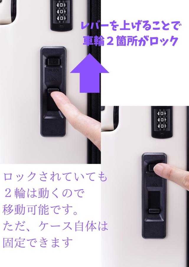 世界最速１秒アクセスのトップオープン機能のスーツケース Sサイズ