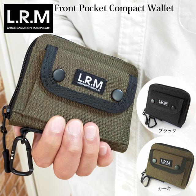 【メール便なら送料無料】L.R.M 財布 メンズ 二つ折り 折り財布 ブランド カラビナ 男 レディース 女 ユニセックス かっこいい おしゃれ 人気 ファスナー プチプラ LRM ミドル財布 ミニ財布 コンパクト ボーイ 男の子 ロゴ スポーティ カジュアル lrm l.r.m
