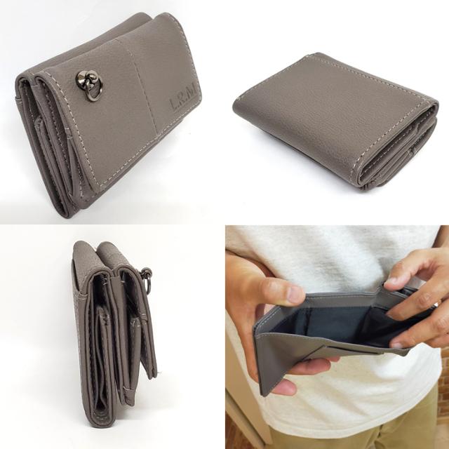 【メール便なら送料無料】L.R.Mメンズ三つ折財布