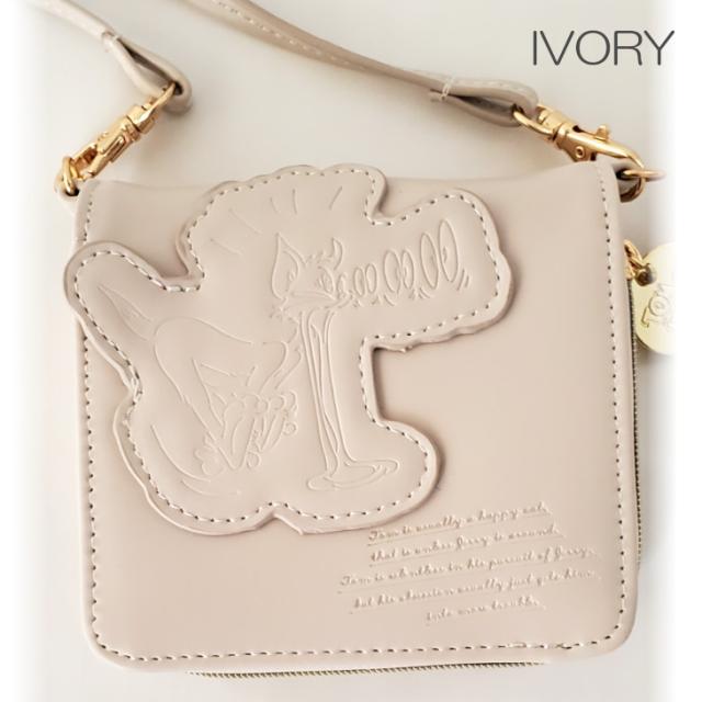 トムとジェリー ミニ財布 コンパクト財布 財布ショルダー 財布 ウォレット ミニウォレット レディース トム＆ジェリー  トムジェリー ミニショルダー コインケース 小銭入れあり かわいい 可愛い アニメ TOM&JERRY トムジェリ フラッパー FLAPPER