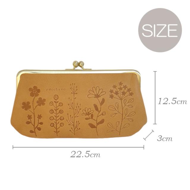 ズッケロ がま口 長財布 がま口長財布 スリム財布 がま口財布 薄い財布 zucchero 財布 レディース 小銭入れあり ロングウォレット 日本製 本革 レザー ウォレット 高級 大人女子 40代 50代 60代 送料無料