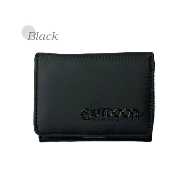 OUTDOOR 三つ折り財布 コンパクト財布 ミニ財布 撥水 かっこいい コンパクト スポーティ シンプル 三つ折り ミニウォレット メンズ 男子 アウトドア 男性 プレゼント アウトドア ブランド かっこいい ロゴデザイン