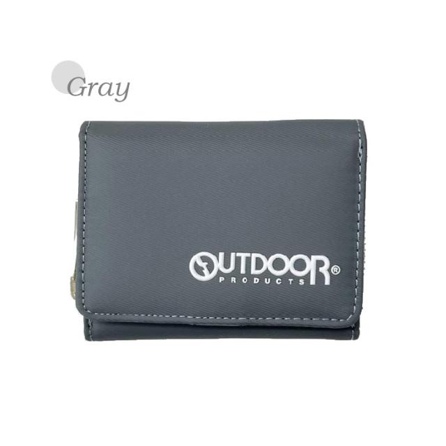 OUTDOOR 三つ折り財布 コンパクト財布 ミニ財布 撥水 かっこいい コンパクト スポーティ シンプル 三つ折り ミニウォレット メンズ 男子 アウトドア 男性 プレゼント アウトドア ブランド かっこいい ロゴデザイン