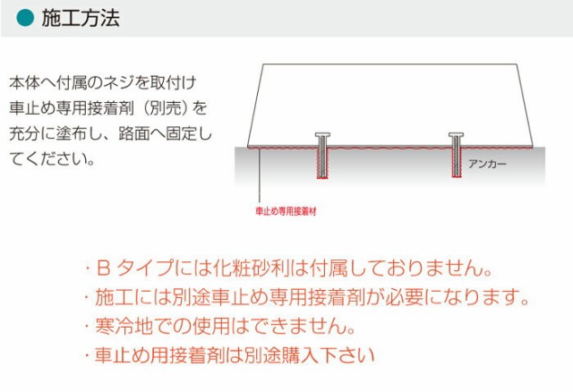 訳ありセール格安 車止め ブロック タイヤ止め カーストッパースタイルブロック Bタイプ 本体のみ １個 幅55cm 駐車場用品 全ての Bayounyc Com