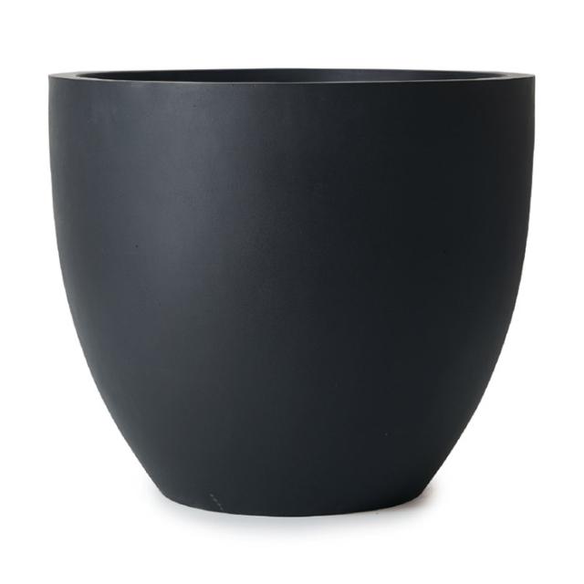 アウトレット送料無料 プランター 大型 植木鉢 円形 ファイバー強化ポリストーン 鉢 おしゃれ マグナス ラウンド ブラック 直径690 高さ610 穴あり ガーデニン 正規品 Travelstore Tn
