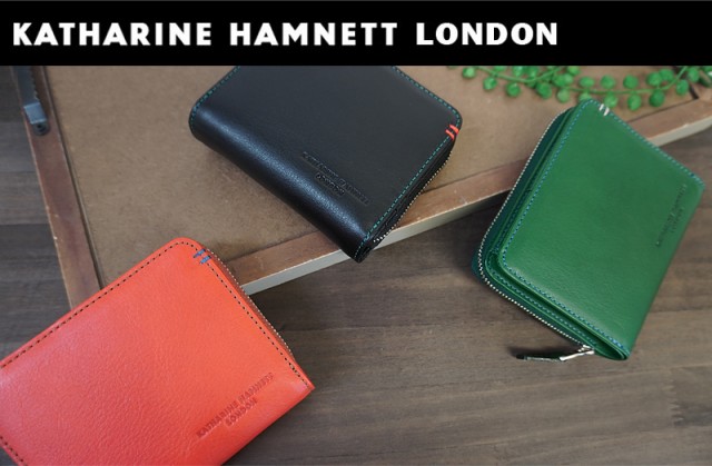 キャサリンハムネット ロンドン KATHARINE HAMNETT LONDON 二つ折り