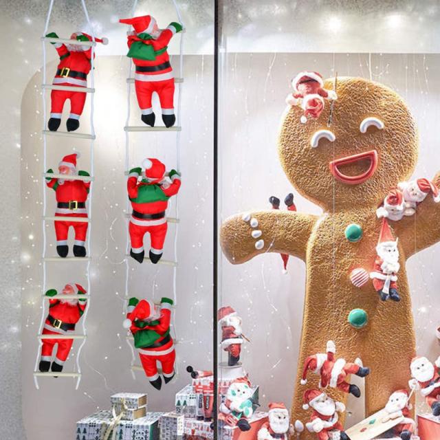 クリスマス はしごサンタ飾り,サンタクロース,クリスマス飾り