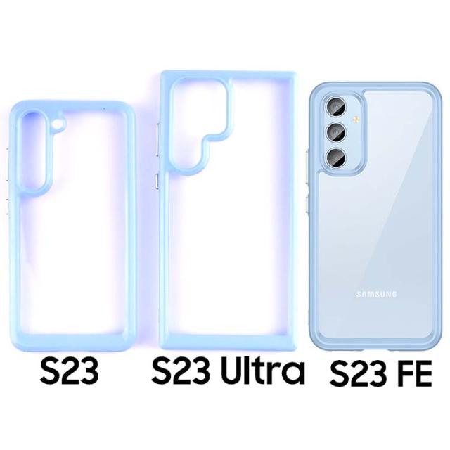  Galaxy S23 S23Ultra S23FE ソフト 耐衝撃 ケース