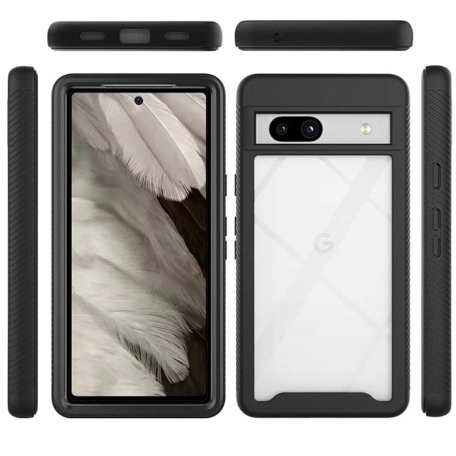 Google Pixel 8a 背面クリア耐衝撃ケース