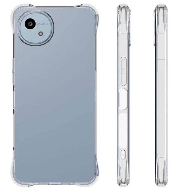  AQUOS wish5 耐衝撃クリアソフトケース