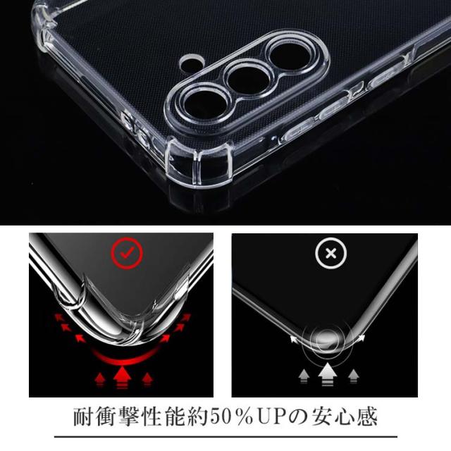  Galaxy A36 5G 耐衝撃クリアソフトケース