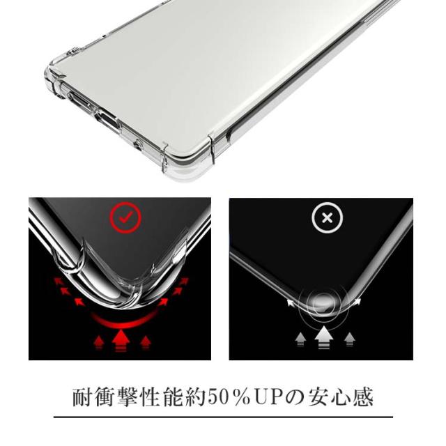  Galaxy A55 5G 耐衝撃クリアソフトケース