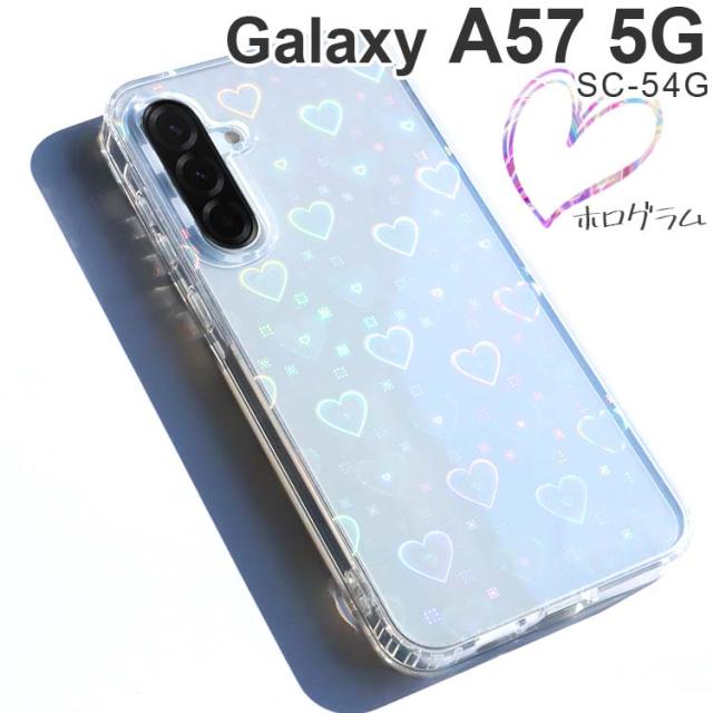  Galaxy A57 5G キラキラクリアケース