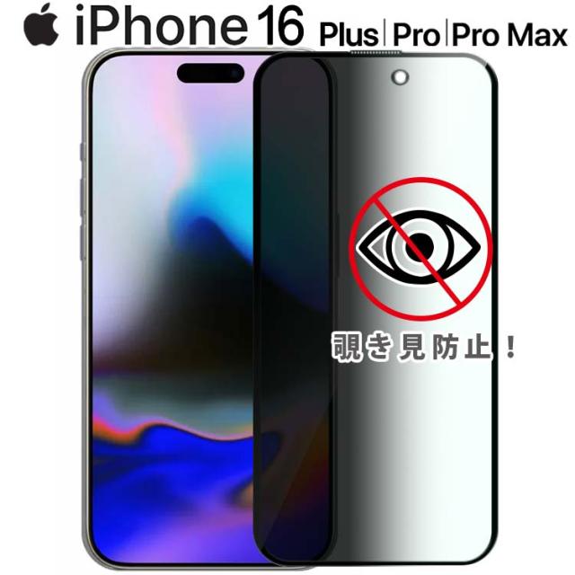 iPhone16 Plus Pro Pro Max 覗き見防止フィルム
