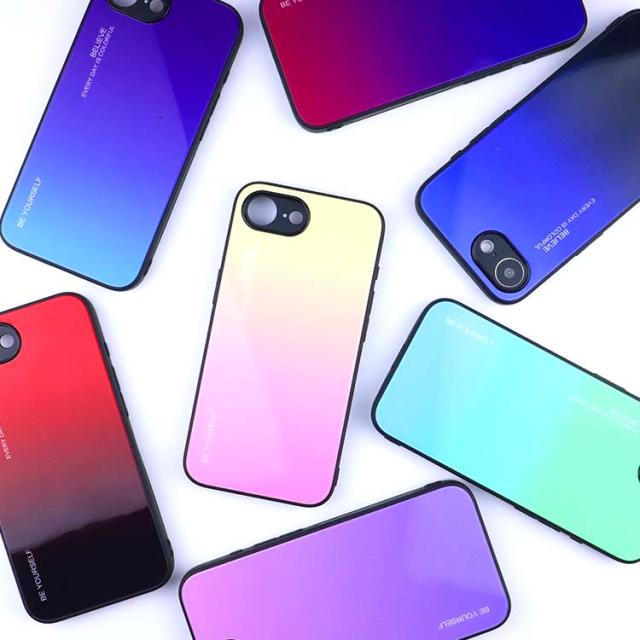  iPhone 17e / 16e ガラスグラデーションケース