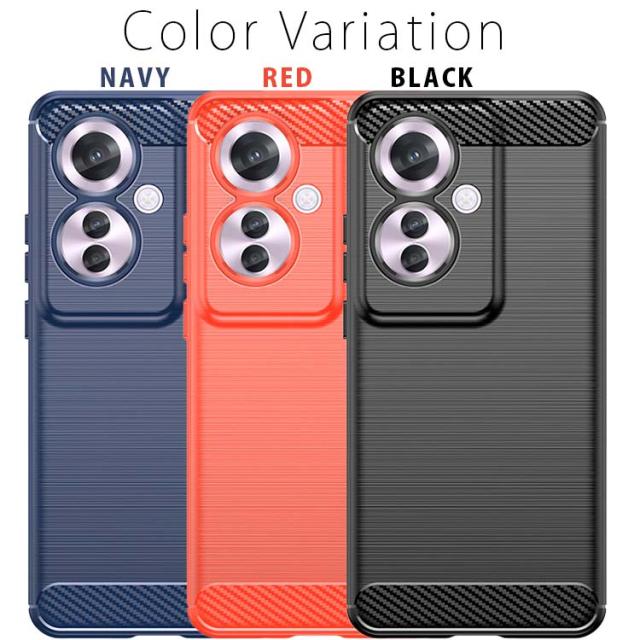  OPPO Reno11 A カーボン調TPUケース