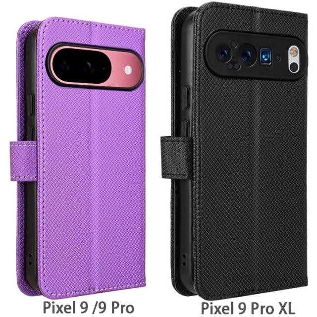  Google Pixel 9 Pro ProXL チェックレザー手帳ケース