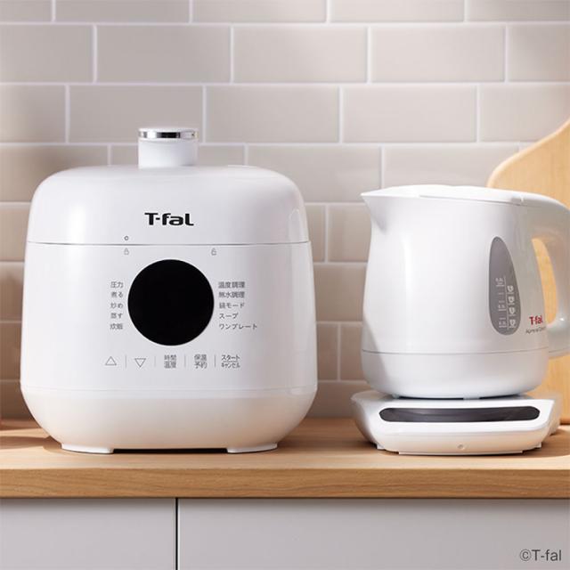 ティファール T-fal ラクラ・クッカー ミニ 電気圧力鍋 ホワイト