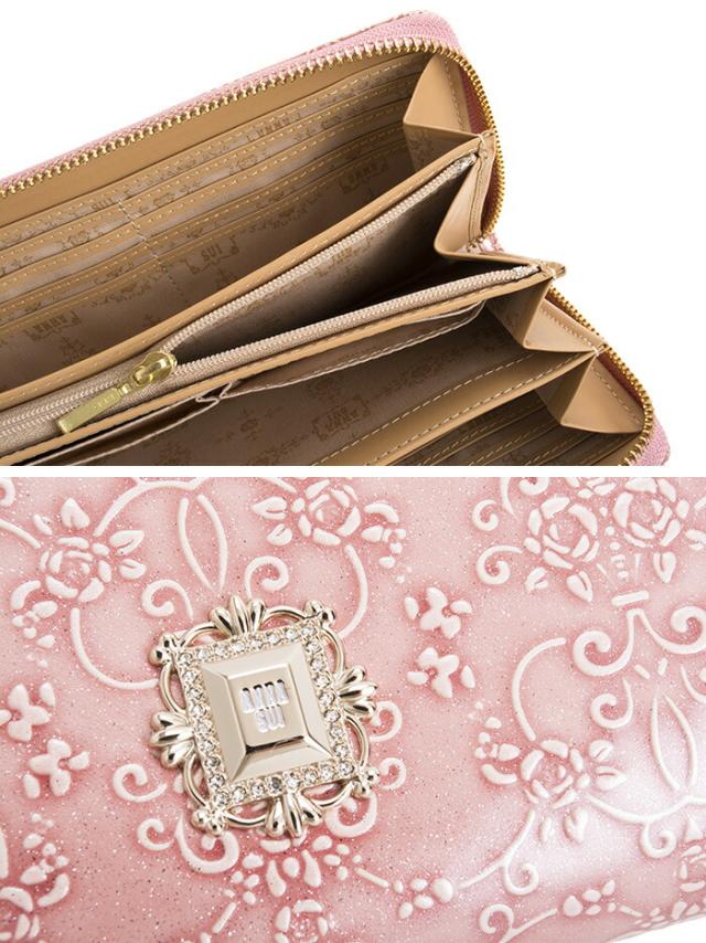 アナスイ 財布 長財布 ラウンドファスナー