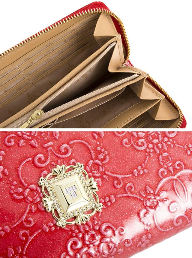ブランド 展示品箱なし ANNA SUI 310490-30 レディース 婦人の通販はau PAY マーケット - インスピレーション|商品ロットナンバー:508021777 アナスイ 財布 長財布 ラウンドファスナー 赤系 インスピレ
