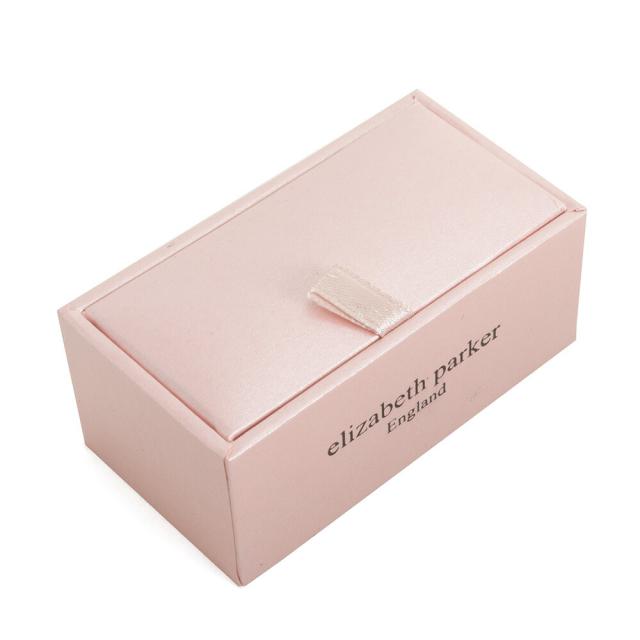 エリザベスパーカー カフス 箱付き elizabeth parker シルバー×ピンク aepff0032 メンズ 紳士