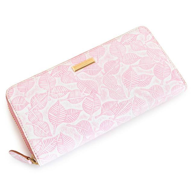 キャサリンハムネット 財布 長財布 ラウンドファスナー