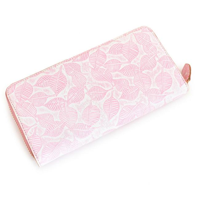 キャサリンハムネット 財布 長財布 ラウンドファスナー