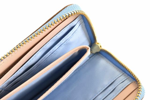 キャサリンハムネット 財布 長財布 L字ファスナー