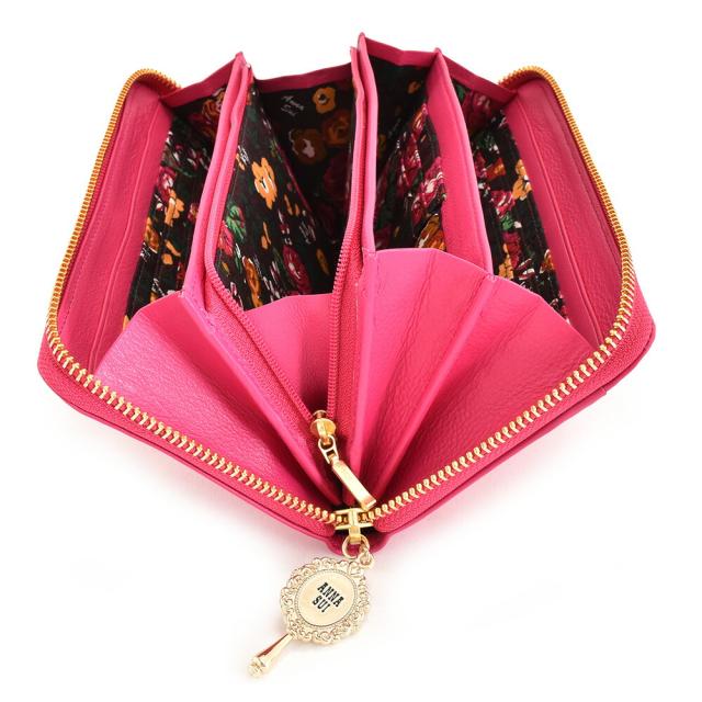 アナスイ 財布 長財布 ラウンドファスナー