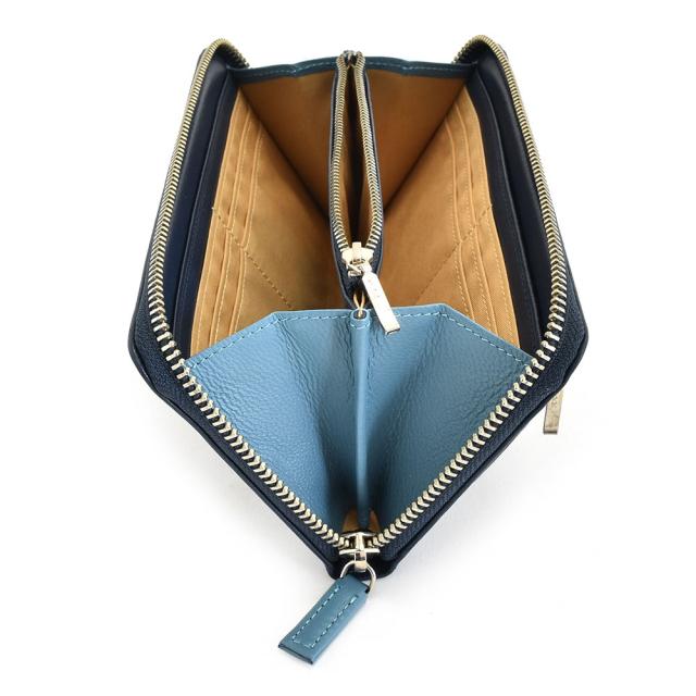 タケオキクチ 財布 長財布 ラウンドファスナー