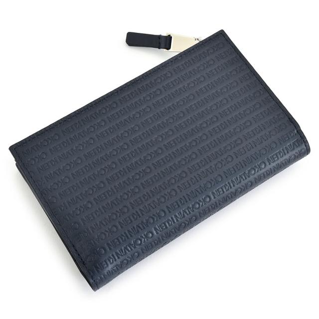 訳あり カルバンクライン 財布 長財布 L字ファスナー セミサイズ