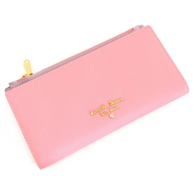 サマンサタバサ 財布 長財布 ファスナー財布