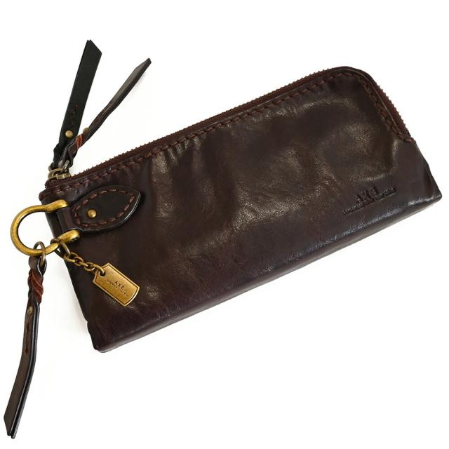 アックス 財布 長財布 L字ファスナー