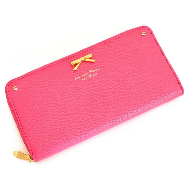 サマンサタバサ 財布 長財布 ラウンドファスナー