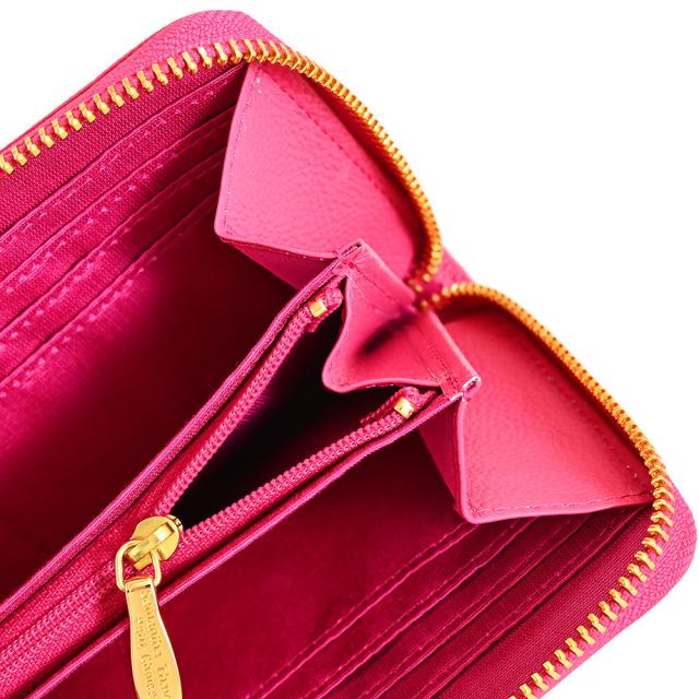 サマンサタバサ 財布 長財布 ラウンドファスナー