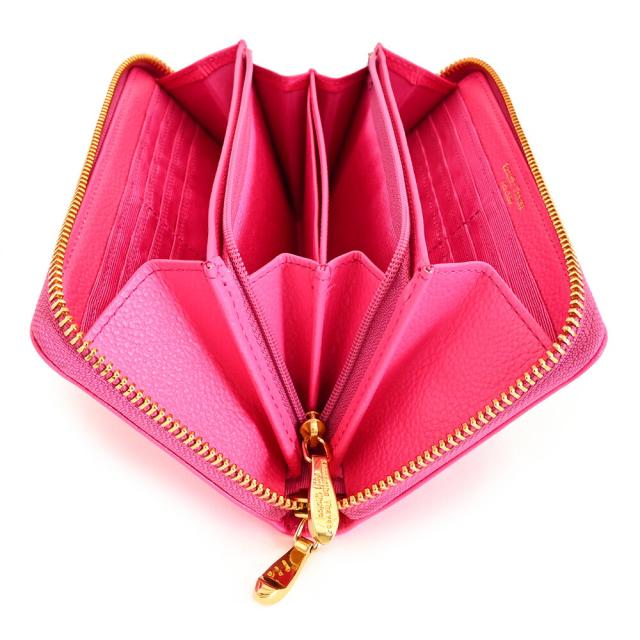 サマンサタバサ 財布 長財布 ラウンドファスナー