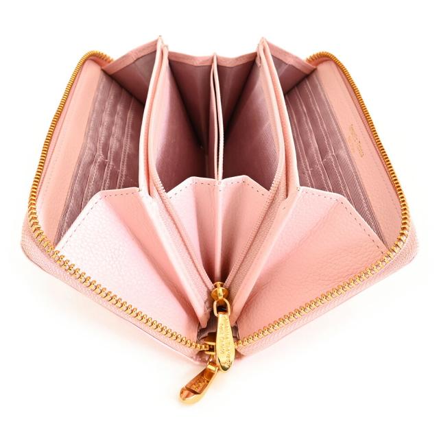 サマンサタバサ 財布 長財布 ラウンドファスナー