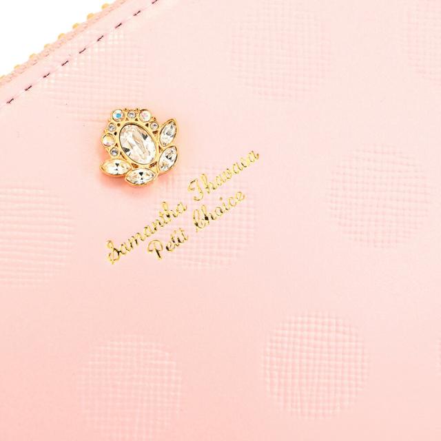 サマンサタバサ 財布 長財布 ラウンドファスナー