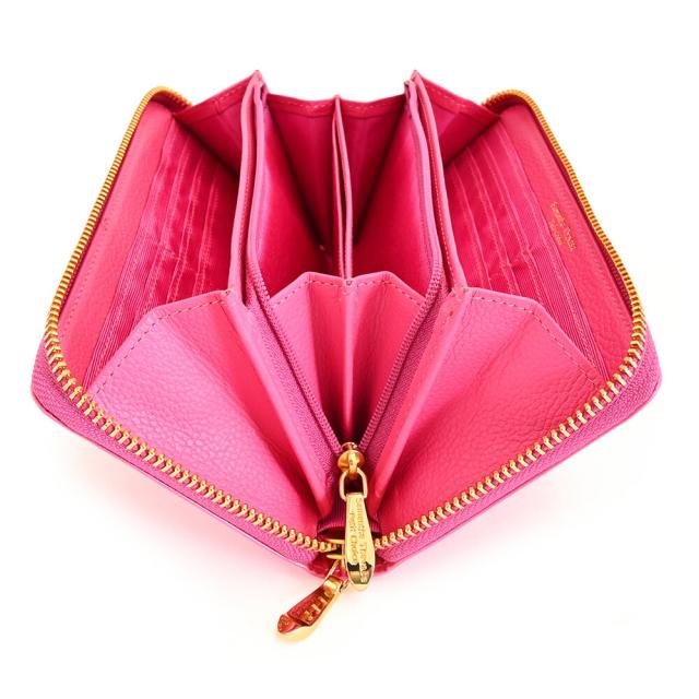 サマンサタバサ 財布 長財布 ラウンドファスナー