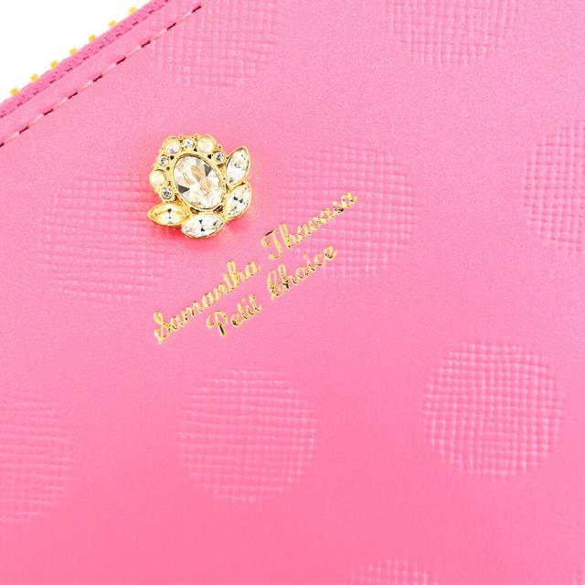 サマンサタバサ 財布 長財布 ラウンドファスナー