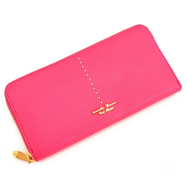 サマンサタバサ 財布 長財布 ラウンドファスナー