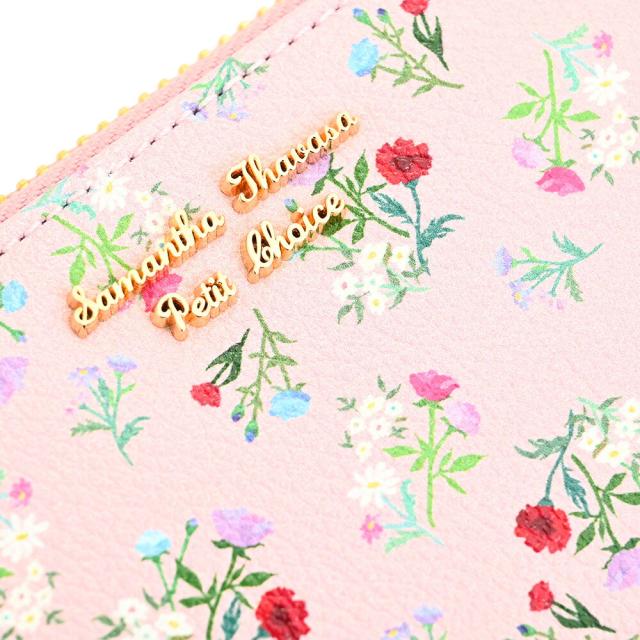 サマンサタバサ 財布 長財布 ラウンドファスナー