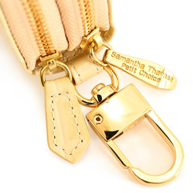 サマンサタバサ キーケース コインケース ラウンドファスナー