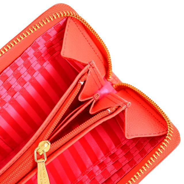 サマンサタバサ 財布 長財布 ラウンドファスナー