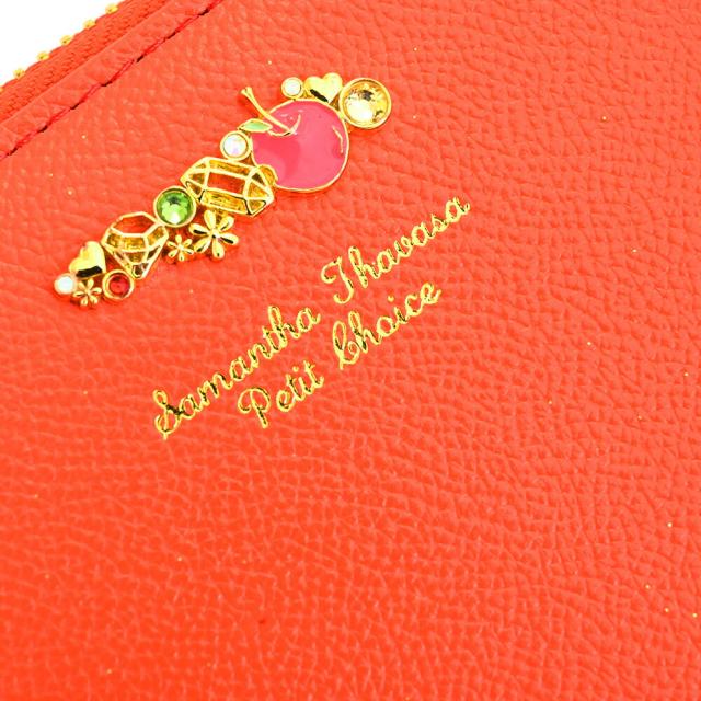 サマンサタバサ 財布 長財布 ラウンドファスナー