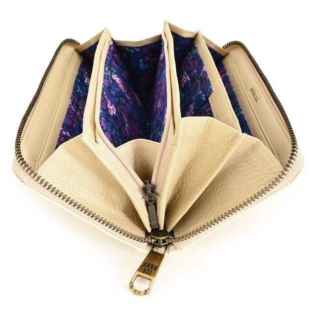 アナスイ 財布 長財布 ラウンドファスナー