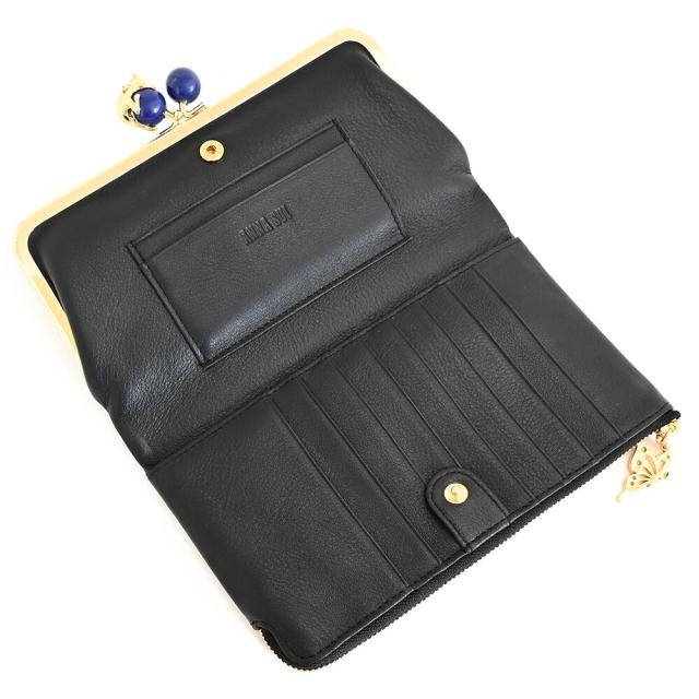 アナスイ 財布 長財布 がま口財布 ファスナー