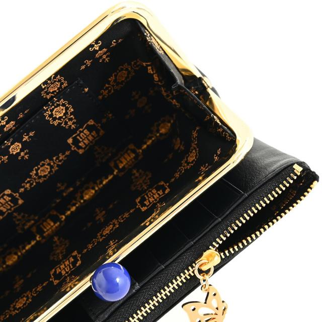 アナスイ 財布 長財布 がま口財布 ファスナー