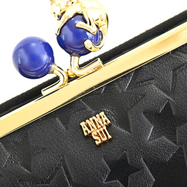 アナスイ 財布 長財布 がま口財布 ファスナー