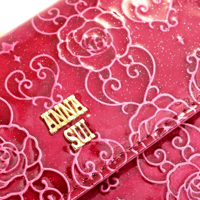 アナスイ 財布 二つ折り財布 がま口財布 ワイン ANNA SUI 316916-94 k レディース 婦人 ギフト 定番 彼氏 彼女 プレゼント アナスイ 財布 二つ折り財布 がま口財布 ワイン ANNA SUI 316916-94 k